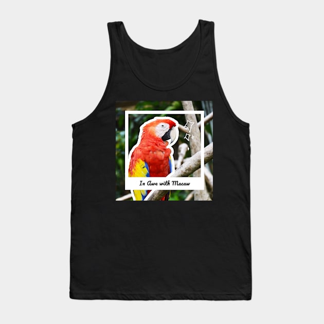 In Awe with Macaw Tank Top by Dearly Mu